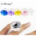 Colored glass ring for glue