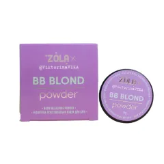 Violet lightening powder for eyebrows BB Powder Viktorina Vika ZOLA