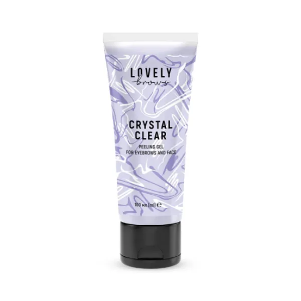 Пілінг-скатка Crystal clear для брів та обличчя LOVELY BROWS