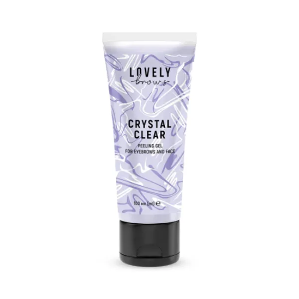 Пилинг-скатка Crystal clear для бровей и лица LOVELY BROWS