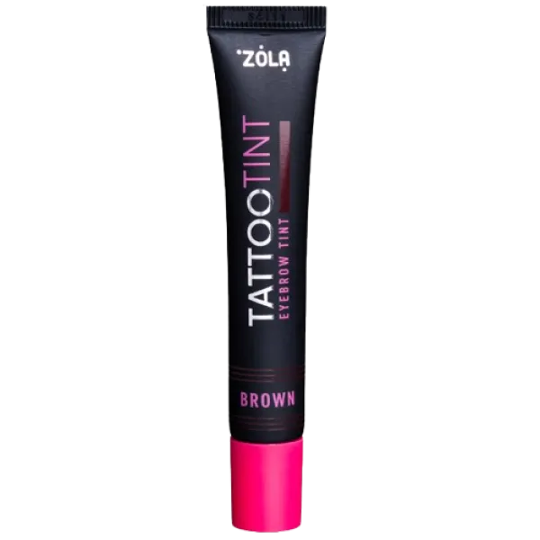 Фарба для брів та вій TATTOO TINT Brown ZOLA