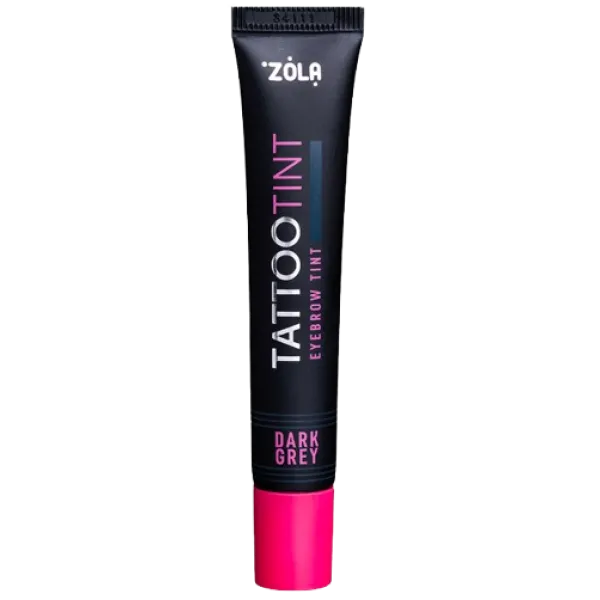 Фарба для брів та вій TATTOO TINT Dark Grey ZOLA