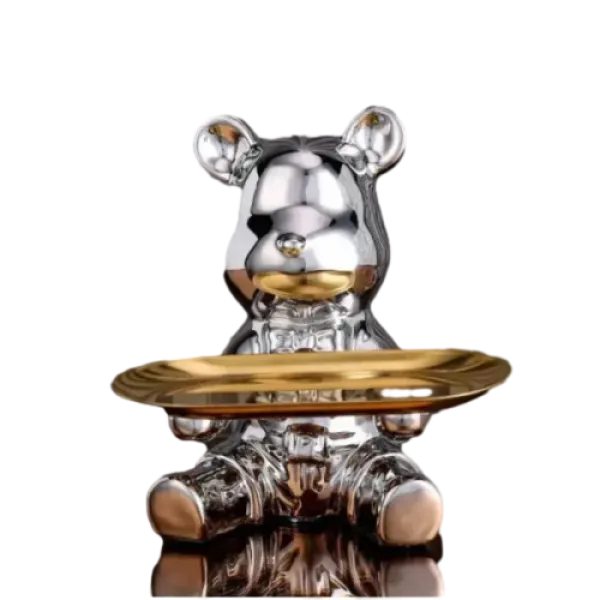 Bear piggy bank stand