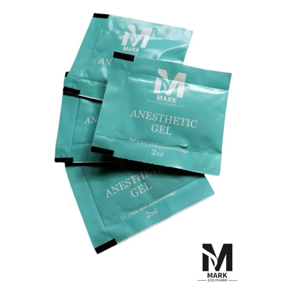 Anesthetic gel sachet MarkEcoPharm