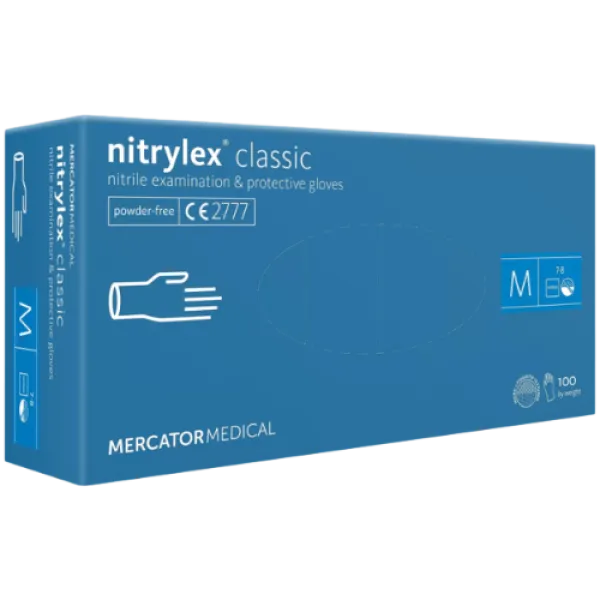 Перчатки нитриловые NITRYLEX голубые