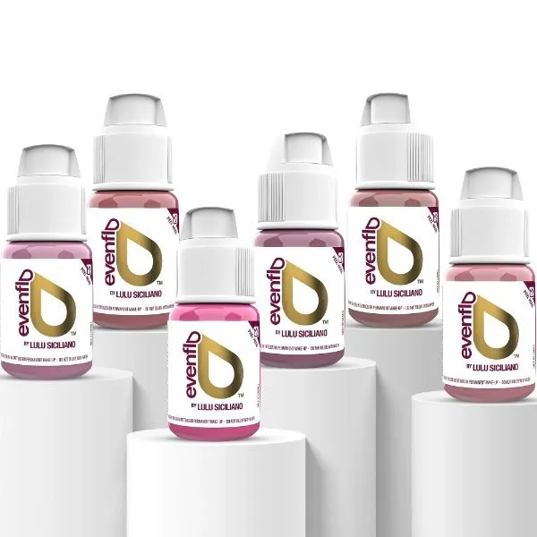 Розпродаж! Набір пігментів для татуажу Perma Blend - Evenflo True Lip Set