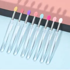 Silicone lip brush