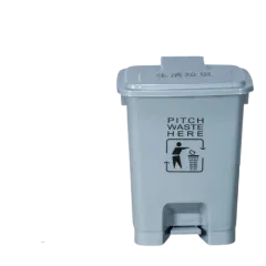 Container for disposal of needles 15L with a pedal