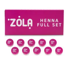 Henna box Henna Full Set 10 * 2.5 g ZOLA