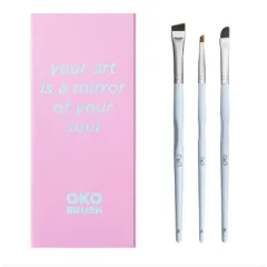 Brush set Your Art is a Mirror of Your Soul (No. 1, No. 2, No. 5) OKO