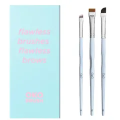 Set of brushes Flawless Brushes Flawless Brows (No. 3 No. 4 No. 6) OKO