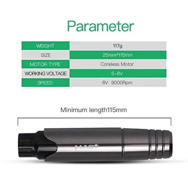Тату машинка Mast Long Tour WQ367 (P10)