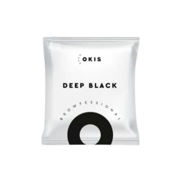 Розпродаж! Саше для брів Deep Black з екстрактом хни OKIS BROW