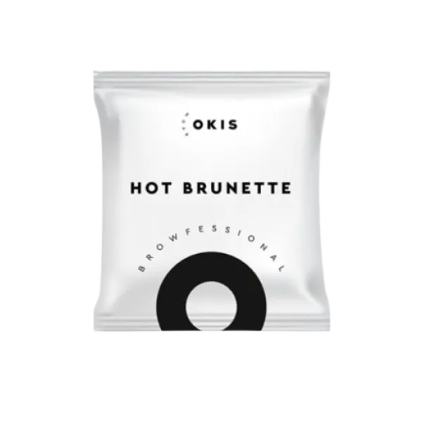 Розпродаж! Саше для брів Hot Brunette з екстрактом хни OKIS BROW