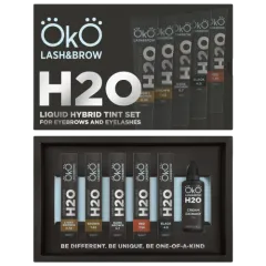 Набір фарб для брів та вій H2O Liquid Hybrid Tint OKO