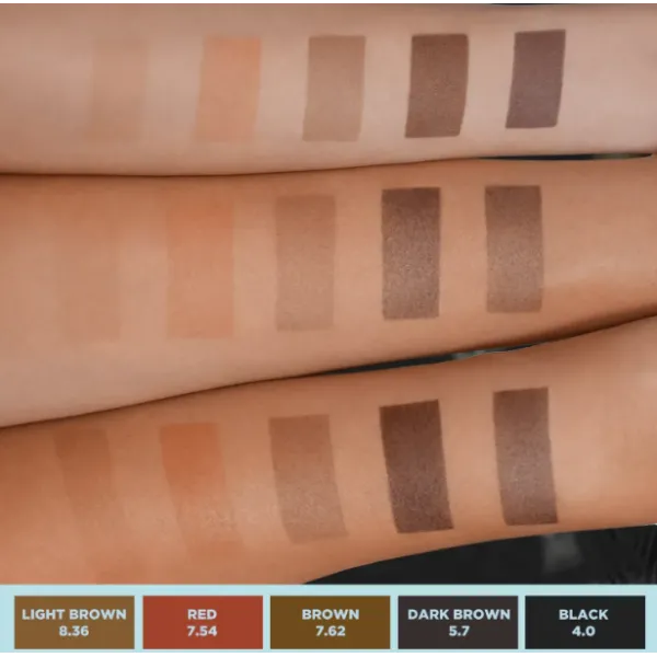 Набір фарб для брів та вій H2O Liquid Hybrid Tint OKO