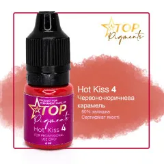 Пигмент для татуажа TOPpigments Hot Kiss №4 Розово-коричневая карамель