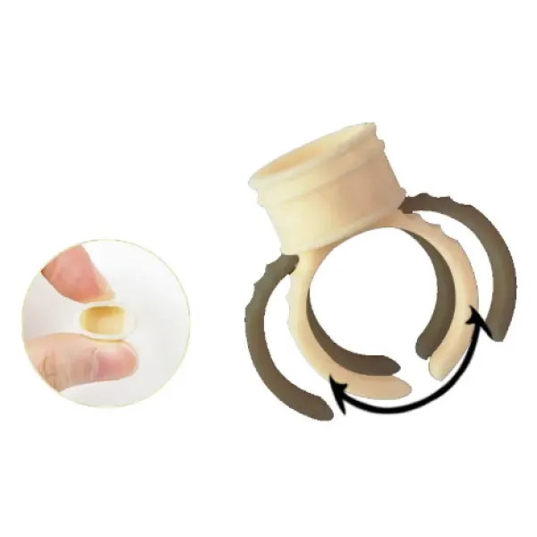 Silicone finger ring for Silicon pigments