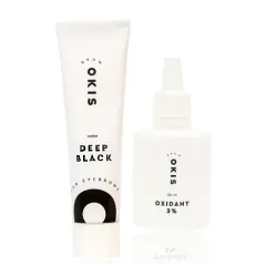 Крем-фарба для брів із окислювачем Deep Black OKIS BROW