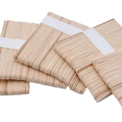 Wooden sticks for cosmetic procedures size (115x11x2 mm), 50 pcs