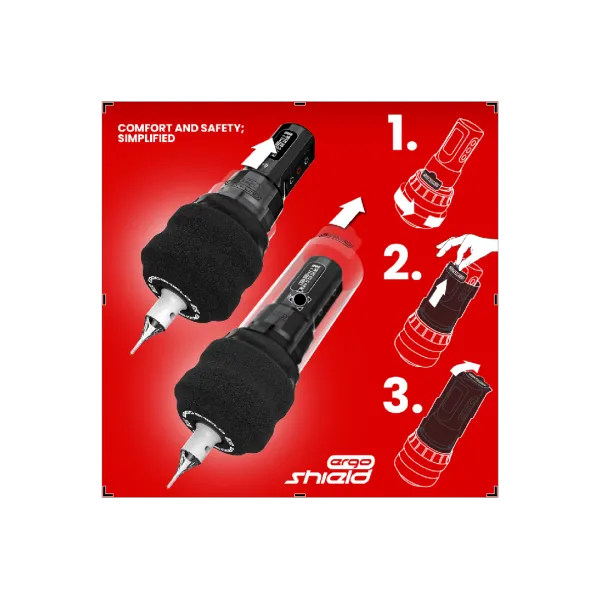 Одноразові тримачі для тату-машинок Ergo Shield 55mm