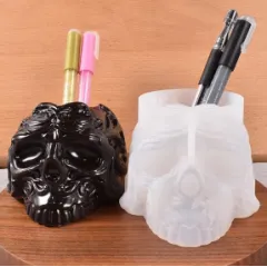 Silicone mold Skull Evil