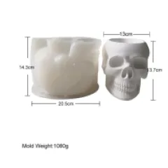 Молд силиконовый Skull
