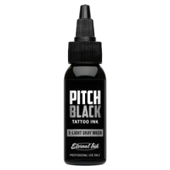 Eternal Ink - Pitch Black X-Light Gray Wash