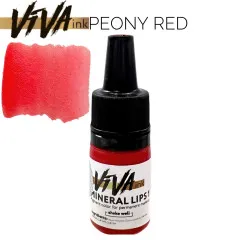 Pigment Viva ink Mineral Lips No. 1 "Peony Red"