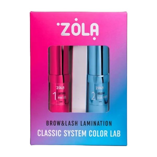 Набор для ламинирования Brow&Lash Lamination Classic System Color Lab ZOLA