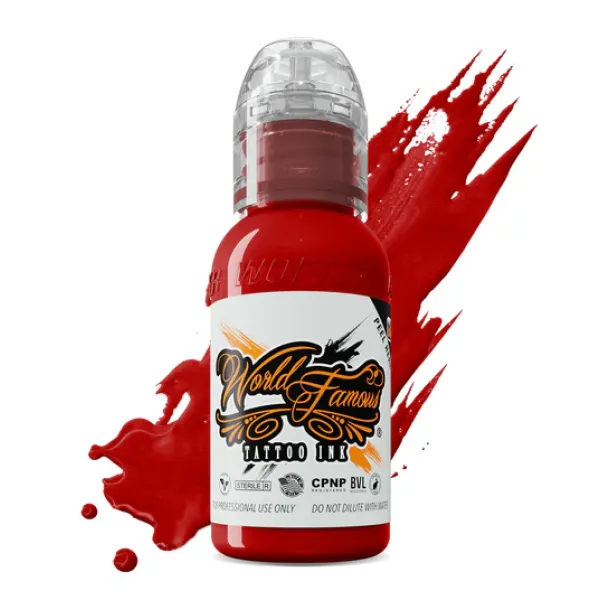 World Famous Ink - Paul Rogers Red