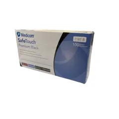 Рукавички нітрилові Medicom (SafeTouch) Premium Black