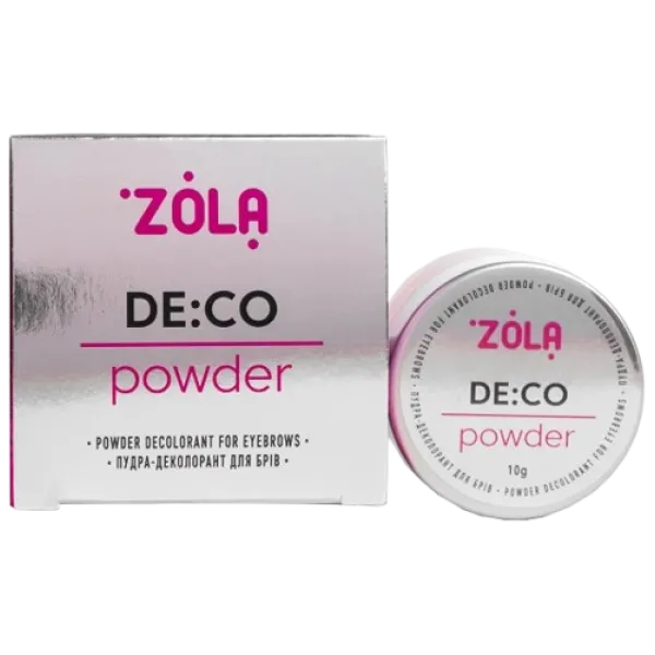 Розпродаж! Пудра-деколорант для брів DE:CO Powder ZOLA