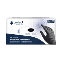Перчатки нитриловые ProtectTM черные