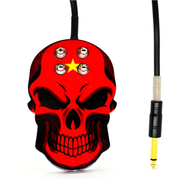 Metal pedal with Skull FC056