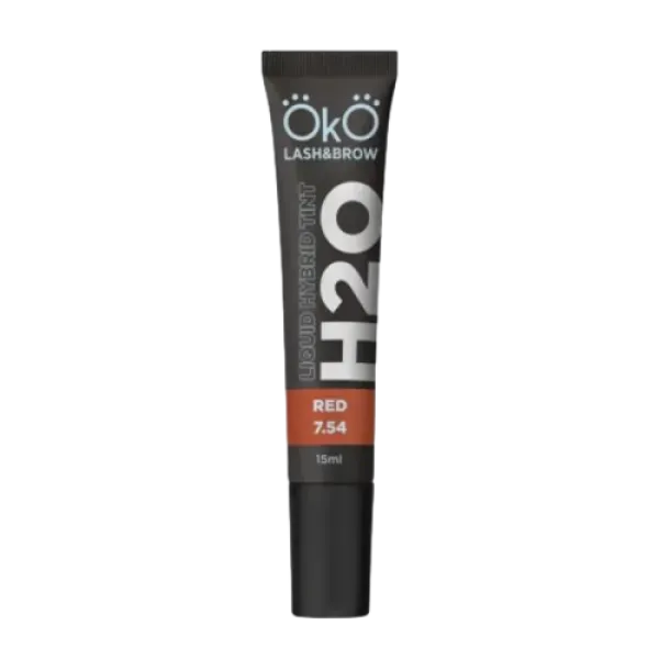 Розпродаж! Фарба для брів та вій Red 7.54 H2O OKO