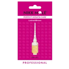 Догляд за бровами Lashes & brows keratin care STEP №3 ампула NIKK MOLE