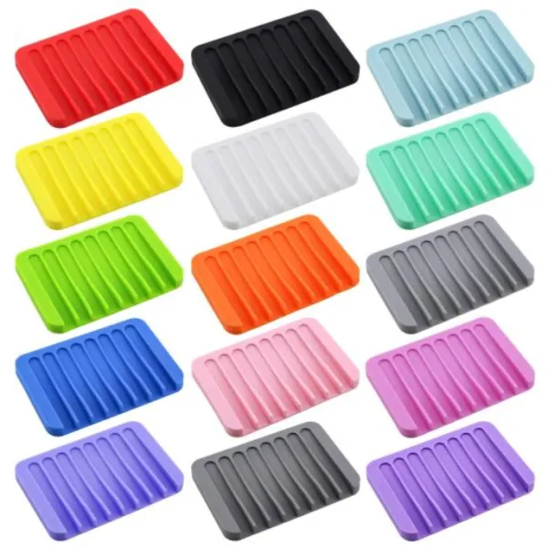 Silicone brush holder