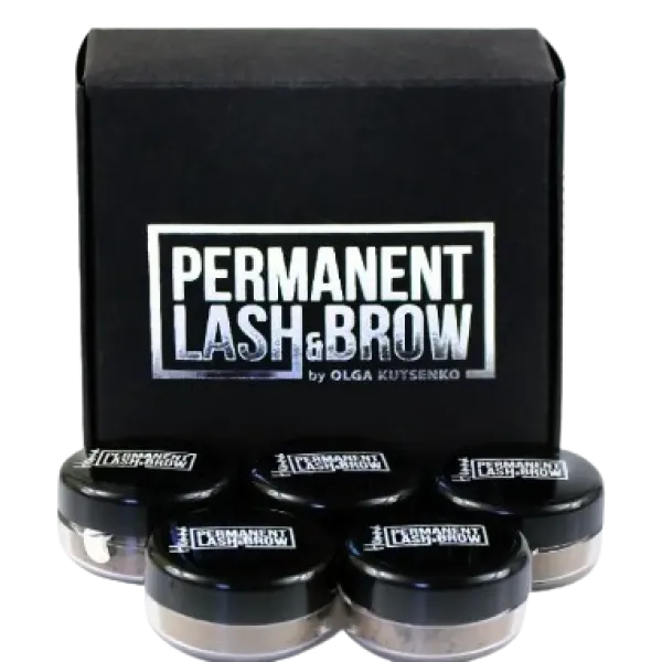 Розпродаж! Набір хни Mini для брів Permanent lash&brow