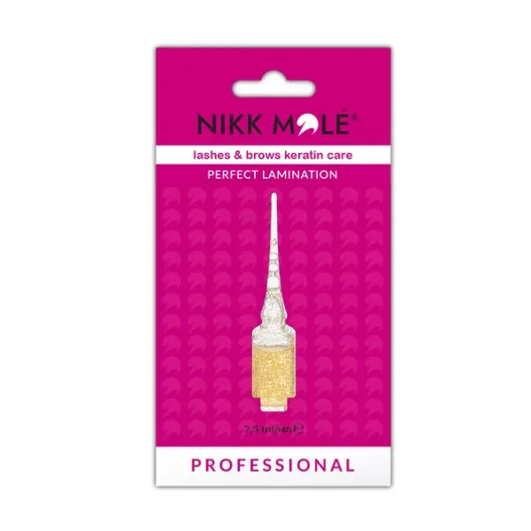 Lashes & brows keratin care STEP No. 3 ampoule NIKK MOLE