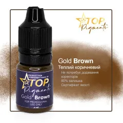 TOPpigments Gold Brown tattoo pigment