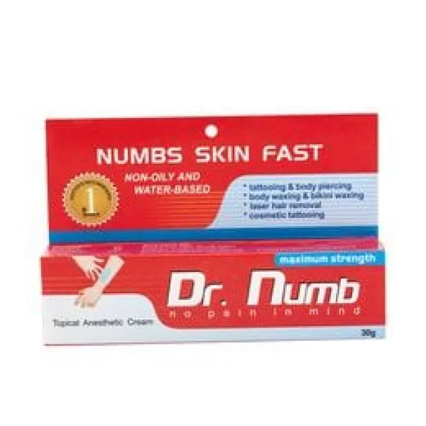 Anesthetic cream Dr. Numb Numbs Skin Fast 30 g