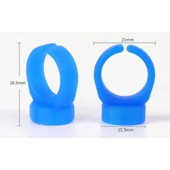 Silicone ring for pigments
