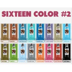 Набор красок World Famous Ink - Sixteen Color Ink Set №2
