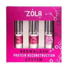 Набор для ламинирования Brow&Lash Protein Reconstruction System ZOLA