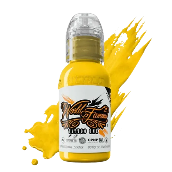 Розпродаж! Фарба World Famous Ink - Straight Yellow