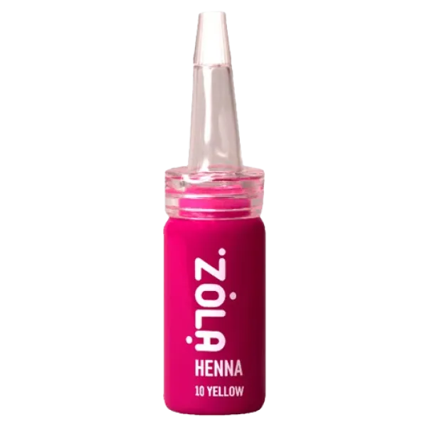 Розпродаж! Хна професійна для брів 10 Yellow (коректор) ZOLA