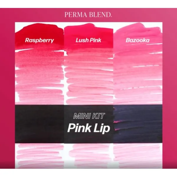 Набір для татуажу Perma Blend - Pink Lip Mini Set