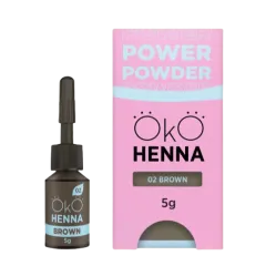 Sale! OKO Power Powder 02 Brown Eyebrow Henna