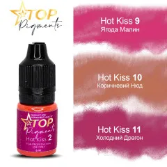 Pigment for tattooing TOPpigments Hot Kiss #9 Raspberry berry